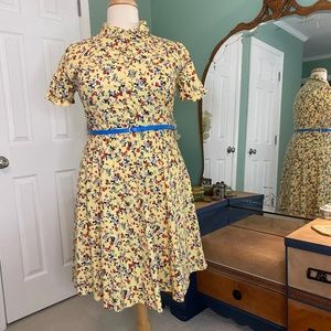 Lindy Bop Spring Flowers Shirtdress